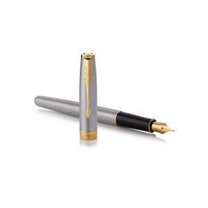 Parker Sonnet Stainless Steel & Gold Fountain Pen